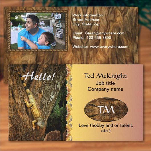 Hello Bucerias Iguana 1069 名刺