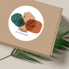 Hello Businessパッケージングステッカー ラウンドシール