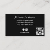 Hello Business Cardミニマルテンプレート、カーモダンド 名刺 (裏面)