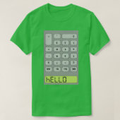 Hello Calculator Tシャツ (デザイン正面)