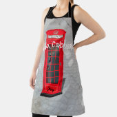 Hello, Calories! Red London Phone Booth エプロン (インサイチュ)