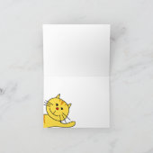 Hello Catカ空白のード カード (内部)