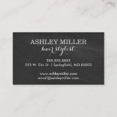 Hello Chalkboardモダン名刺 名刺 (裏面)