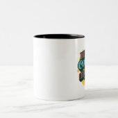 Hello Coffee My Old Friend mug ツートーンマグカップ (中央)