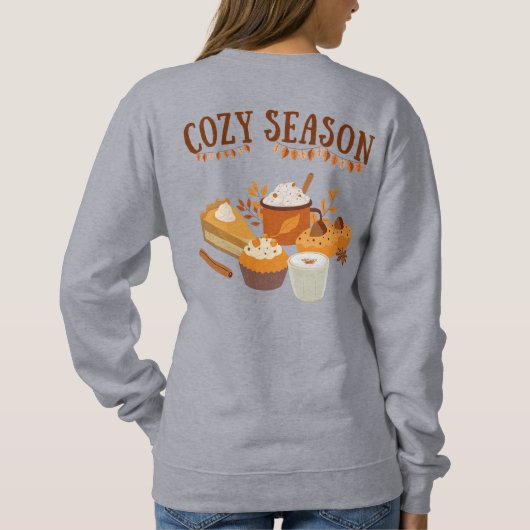 Hello Cozy Season スウェットシャツ (裏面)
