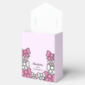 Hello Cutie Cartoon Pink Bow Birthday Party フェイバーボックス (オープン)