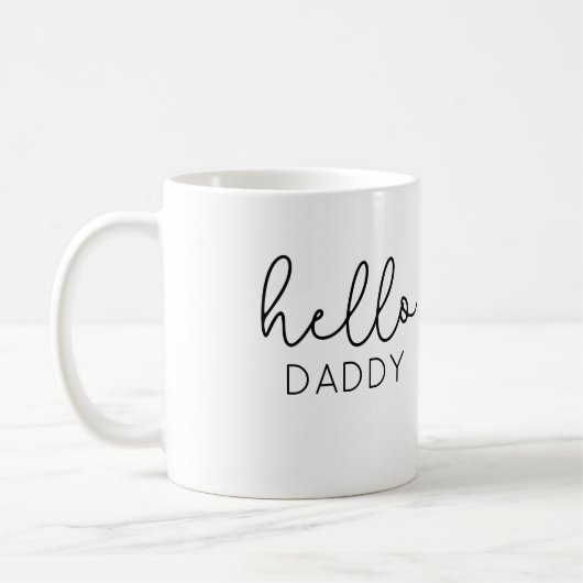 Hello Daddyがサプライズマグを期待 コーヒーマグカップ (左)