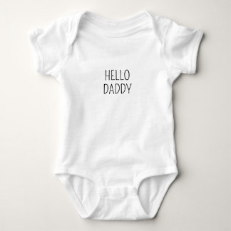 Hello Daddy, See You Soon - Pregnancy Announcement ベビーボディスーツ