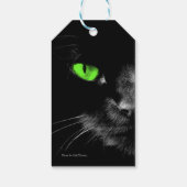 Hello Darkness旧友:緑の目 ギフトタグ (裏面)