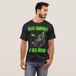 Hello Darkness旧友:緑の目 Tシャツ
