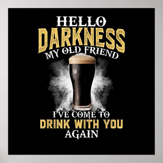 Hello Darkness My Old Friend ポスター (正面)
