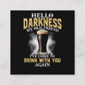 Hello Darkness My Old Friend ロイヤリティカード (裏面)