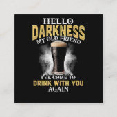 Hello Darkness My Old Friend ロイヤリティカード (正面)