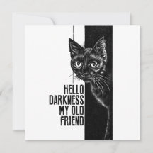 Hello Darkness My Old Friend 黒猫のスケッチ V2