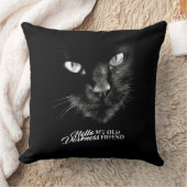 Hello Darkness My Old Friend Cat – バージョン1 クッション (ブランケット)