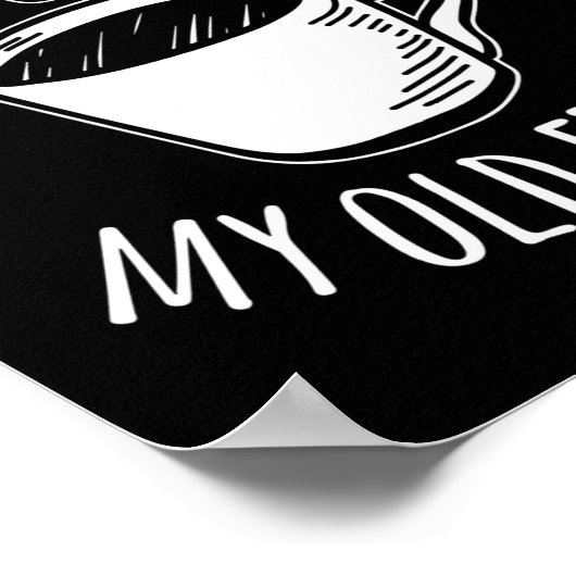 Hello Darkness My Old Friend Coffee  ポスター (角)