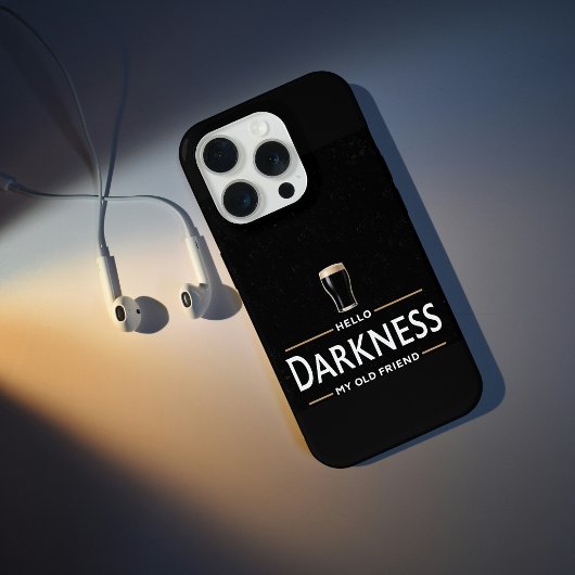 Hello Darkness My Old Friend Funny St Patricks Day iPhoneケース