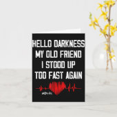 Hello Darkness My Old Friend I Stood Up Too Fast A カード (黄色い花)