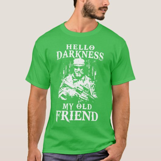 hello darkness my old friend smole patriotic veter tシャツ (正面)