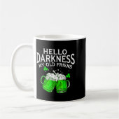 Hello darkness old friend irish beer st. patrick's コーヒーマグカップ (左)