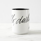 Hello Darling手書き マグカップ (中央)