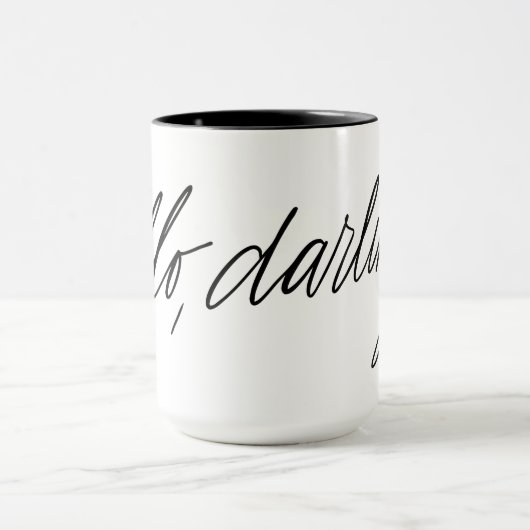 Hello Darling手書き マグカップ (中央)