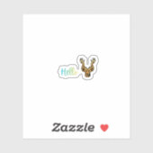 Hello Deer シール (シート)