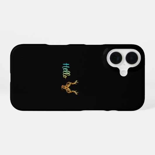 Hello Deer iPhone 16ケース (裏面横)