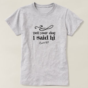 Hello Dog 2 Tシャツ