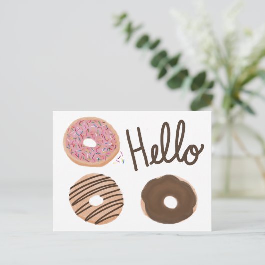 Hello Donuts postcard シーズンポストカード (スタンド正面)