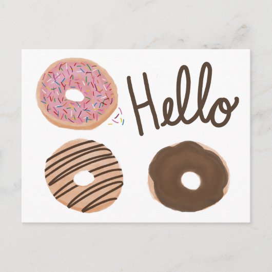 Hello Donuts postcard シーズンポストカード (正面)