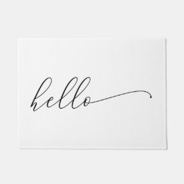 Hello Doormat Topレイヤーのレイヤー ドアマット