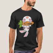 Hello Easter Reverse Bunny Retro Groovy Easter Day Tシャツ (正面)