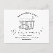 Hello,Editable We're New to the Neighborhood photo ポストカード (正面)