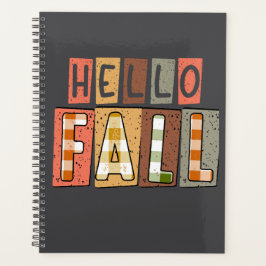 Hello Fall Agenda Design プランナー手帳