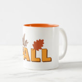 Hello Fall Autumn Mug ツートーンマグカップ (正面右)