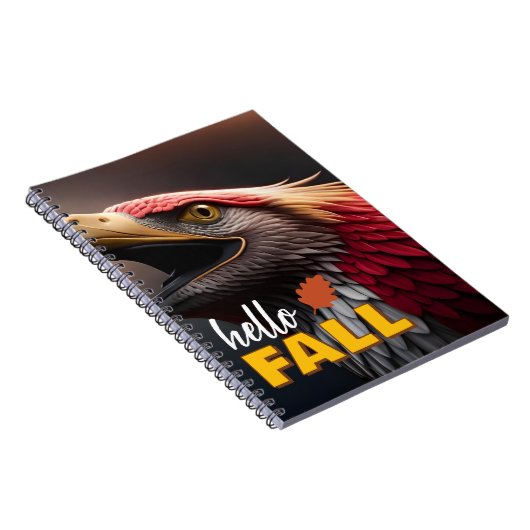 Hello Fall Fantasy Bird Notebook ノートブック (右側)