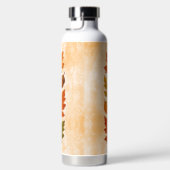 Hello Fall leaves and acorns ウォーターボトル (右面)