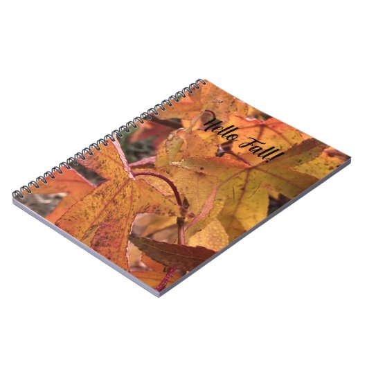 "Hello Fall!" Notebook ノートブック (左側)