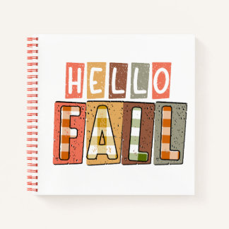 Hello Fall Notebook Design ノートブック