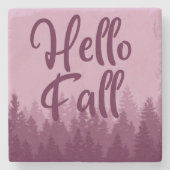 Hello Fall Season ストーンコースター (正面)