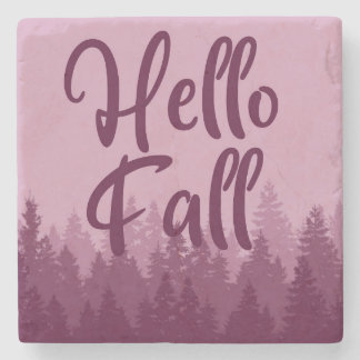Hello Fall Season ストーンコースター