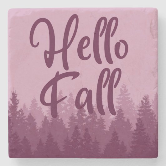 Hello Fall Season ストーンコースター (正面)