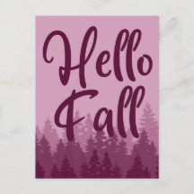 Hello Fall Season