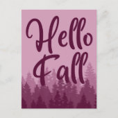 Hello Fall Season ポストカード (正面)