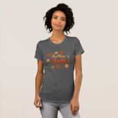 Hello Fall Short Sleeve T-Shirt with Autumn Leaves Tシャツ (正面フル)