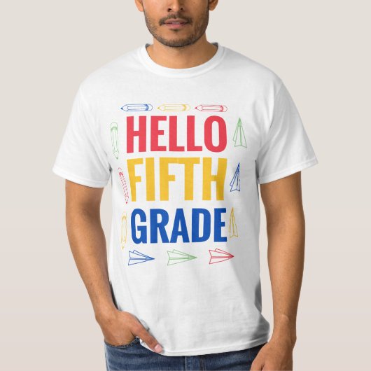 Hello Fifthグレード Tシャツ (正面)