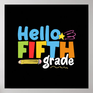 Hello Fifth Gradeチーム5年生Vibes初日 ポスター