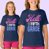 Hello Fifth Grade,新学期 Tシャツ