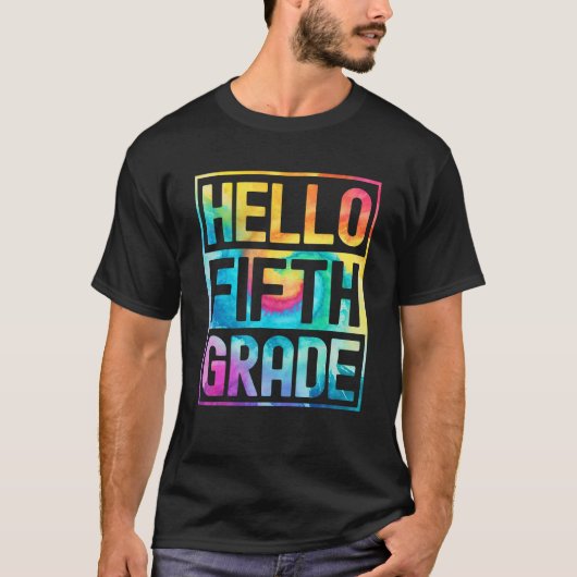 Hello Fifth Grade Back to School 5th Grade Teacher Tシャツ (正面)